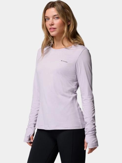 Columbia Sloan Ridge Long Sleeve Shirt női hosszú ujjú sport póló lila színben 3