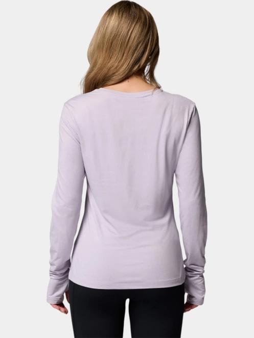Columbia Sloan Ridge Long Sleeve Shirt női hosszú ujjú sport póló lila színben 4