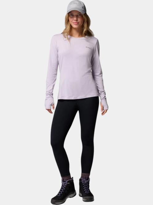 Columbia Sloan Ridge Long Sleeve Shirt női hosszú ujjú sport póló lila színben 5