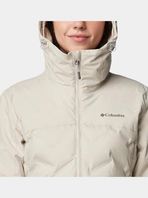 Columbia Grand Trek III Down Jacket női pehelykabát homok színben 7