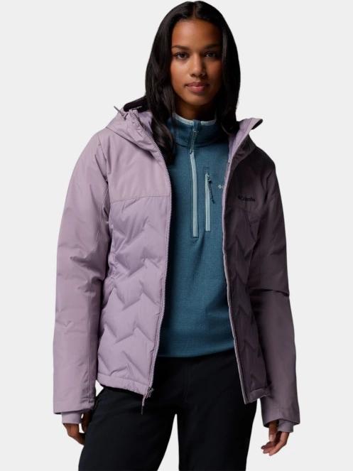 Columbia Grand Trek III Down Jacket női pehelykabát lila színben 6