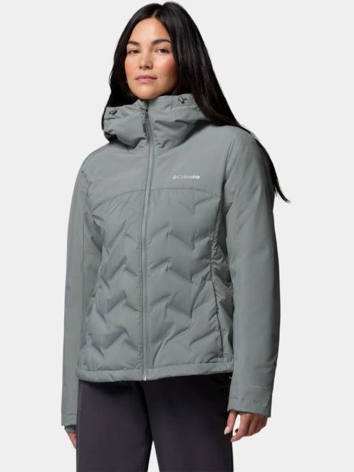 Columbia Grand Trek III Down Jacket női pehelykabát zöld színben 2