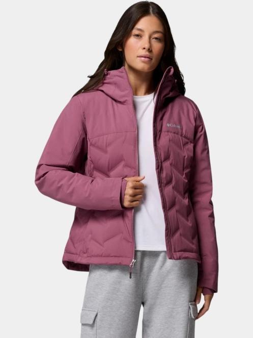 Columbia Grand Trek III Down Jacket női pehelykabát lila színben 6