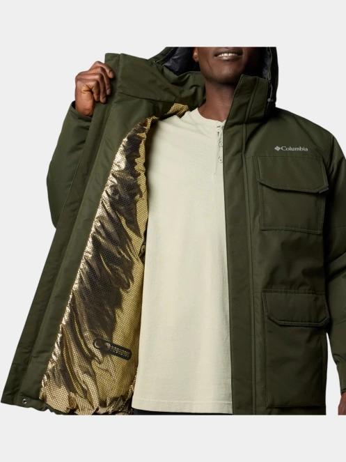 Columbia Landroamer II Parka férfi télikabát sötétzöld színben 6
