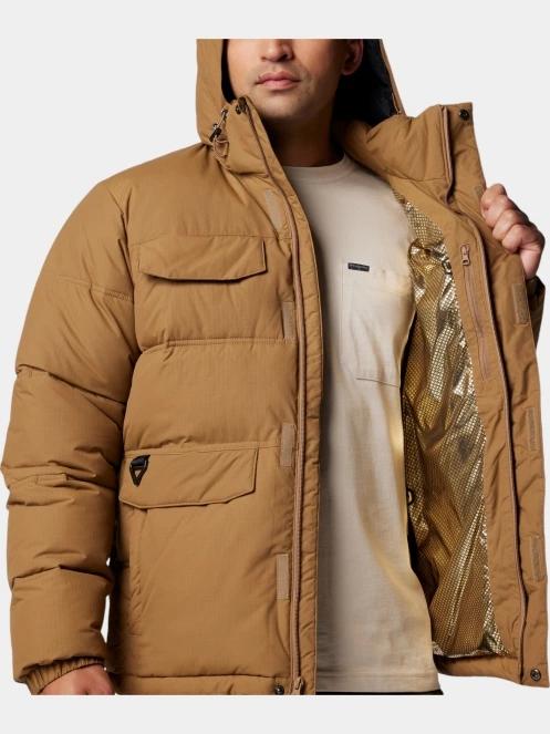 Columbia Landroamer Puffer Jacket férfi télikabát barna színben 7