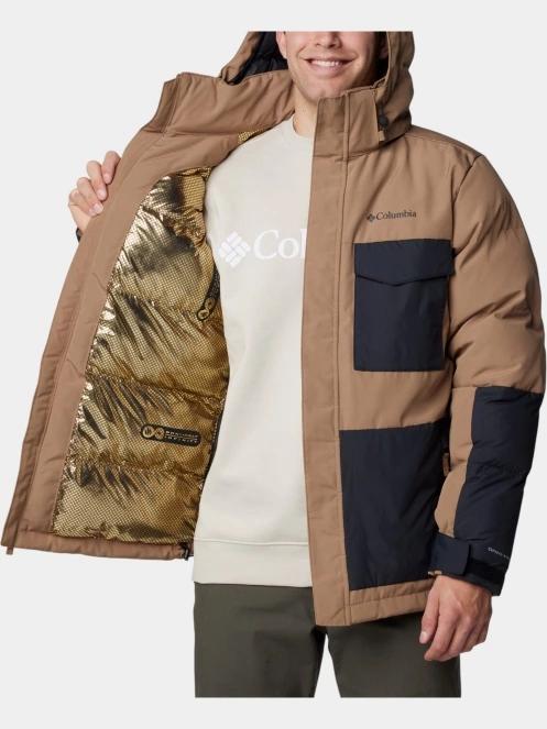 Columbia Marquam Peak Fusion II Jacket férfi télikabát barna színben 6