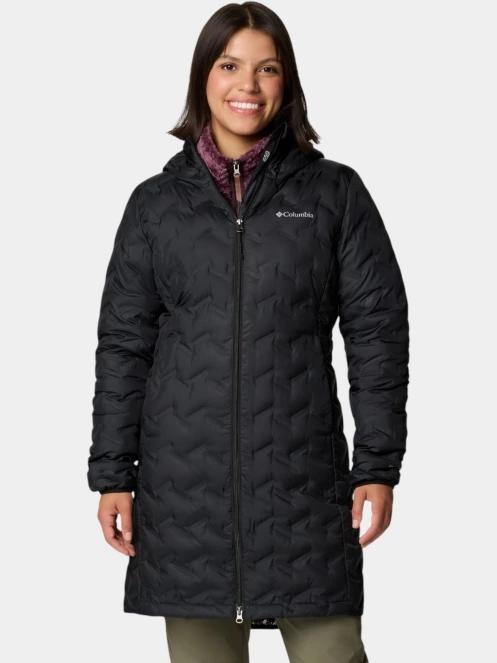 Columbia Delta Ridge II Long Down Jacket női pehelykabát fekete színben 2