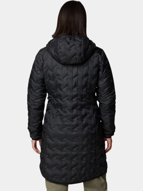 Columbia Delta Ridge II Long Down Jacket női pehelykabát fekete színben 4