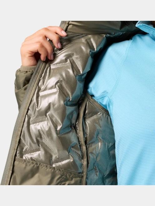 Columbia Delta Ridge II Down Hooded Jacket női pehelykabát zöld színben 8