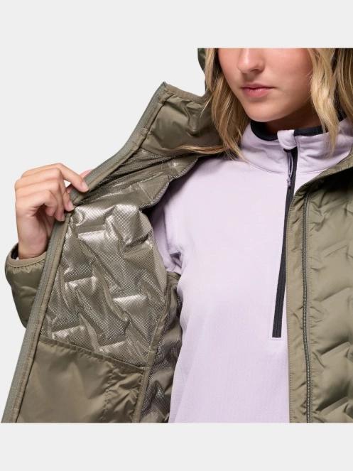 Columbia Delta Ridge II Down Hooded Jacket női pehelykabát zöld színben 7
