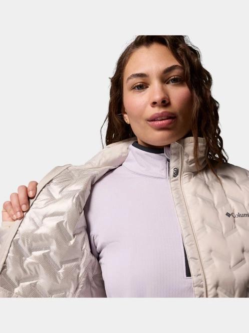Columbia Delta Ridge II Down Jacket női pehelykabát homok színben 8