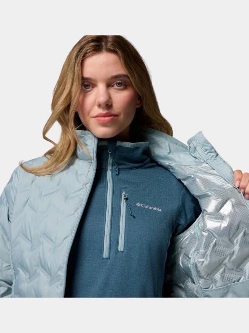 Columbia Delta Ridge II Down Jacket női pehelykabát kék színben 8