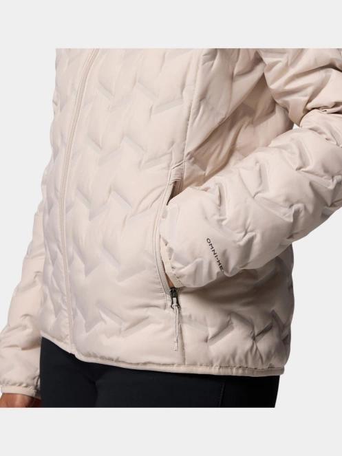 Columbia Delta Ridge II Down Jacket női pehelykabát homok színben 9