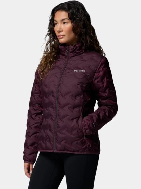 Columbia Delta Ridge II Down Jacket női pehelykabát bordó színben 3