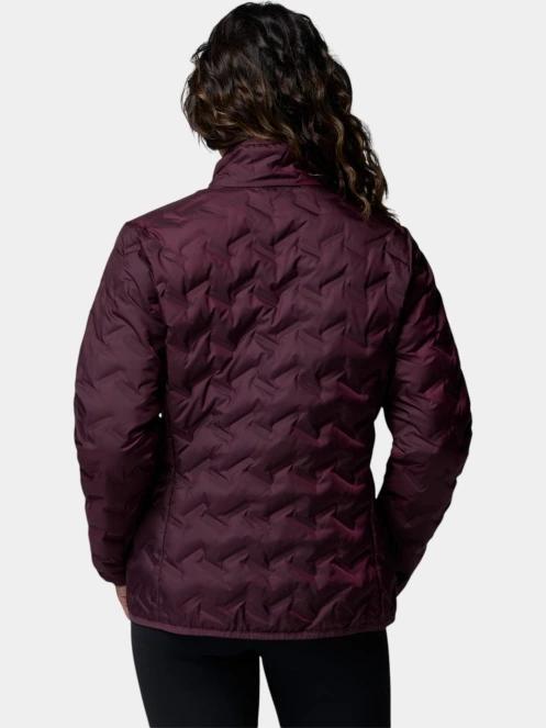Columbia Delta Ridge II Down Jacket női pehelykabát bordó színben 4