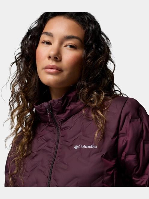 Columbia Delta Ridge II Down Jacket női pehelykabát bordó színben 8