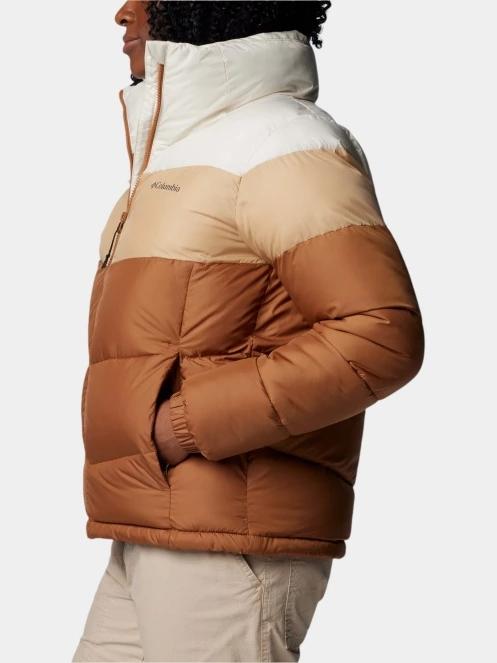 Columbia Puffect II Colorblock Jacket női steppelt átmeneti kabát barna színben 3