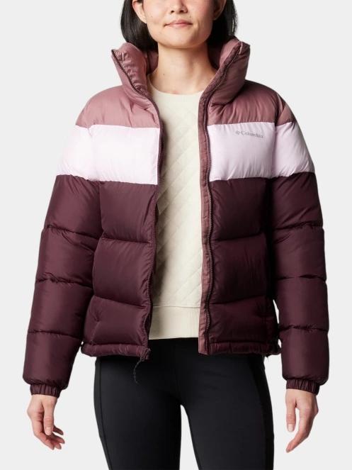 Columbia Puffect II Colorblock Jacket női steppelt átmeneti kabát rózsaszín színben 5