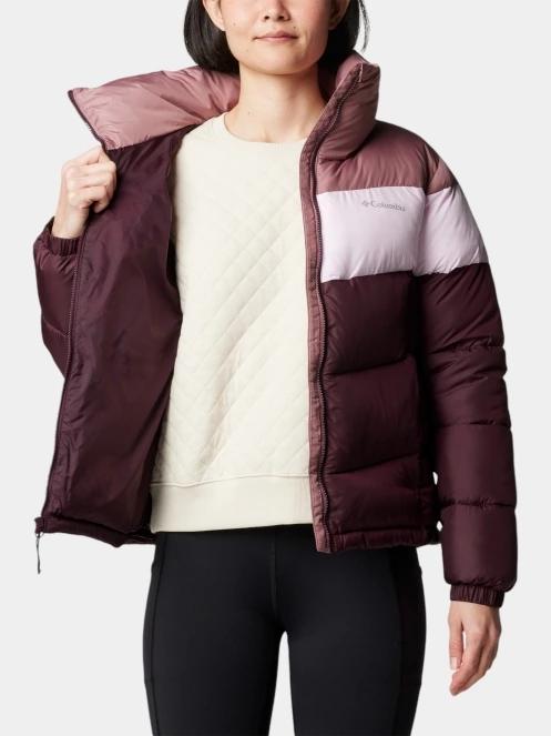 Columbia Puffect II Colorblock Jacket női steppelt átmeneti kabát rózsaszín színben 6