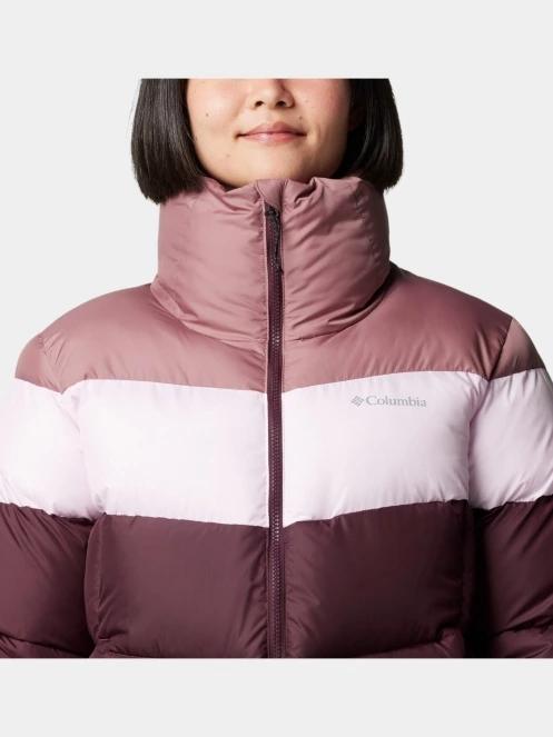 Columbia Puffect II Colorblock Jacket női steppelt átmeneti kabát rózsaszín színben 7