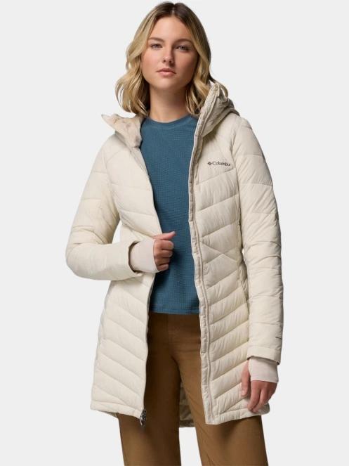 Columbia Joy Peak II Mid Jacket női télikabát homok színben 6