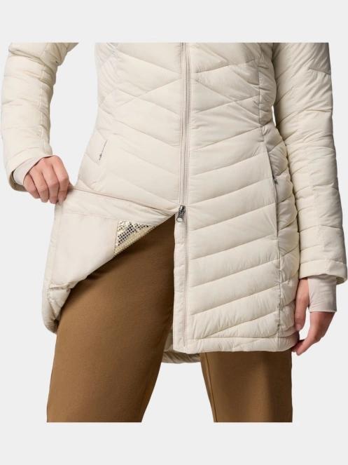 Columbia Joy Peak II Mid Jacket női télikabát homok színben 8