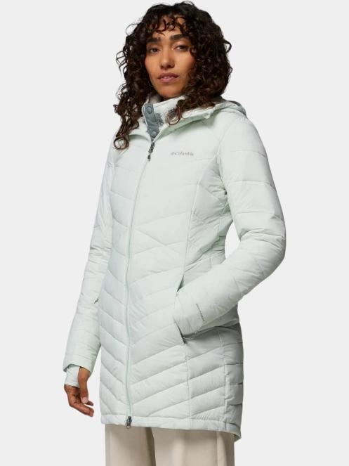 Columbia Joy Peak II Mid Jacket női télikabát világoszöld színben 3