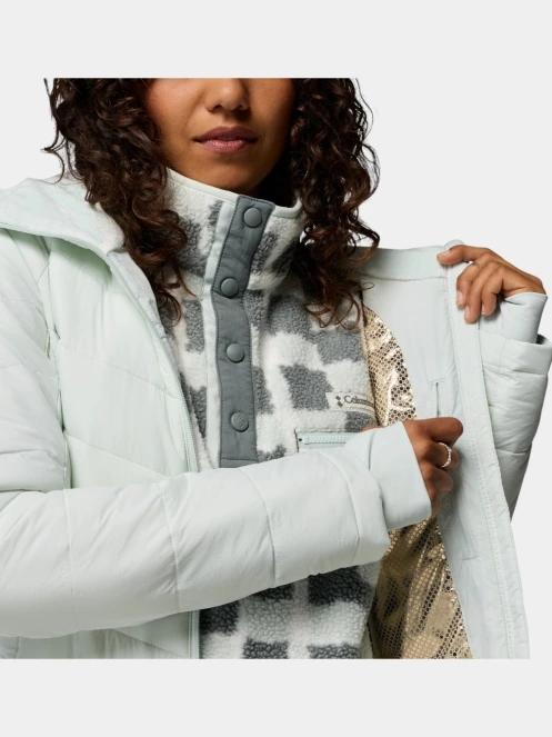 Columbia Joy Peak II Mid Jacket női télikabát világoszöld színben 7