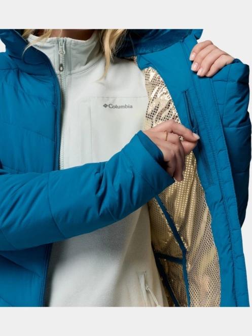 Columbia Joy Peak II Mid Jacket női télikabát kék színben 7