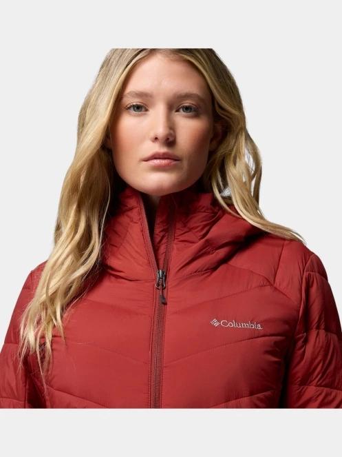 Columbia Joy Peak II Mid Jacket női télikabát piros színben 8