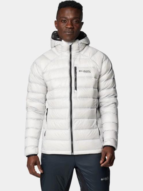 Columbia Arctic Crest Down Hooded Jacket férfi átmeneti kabát szürke színben 2