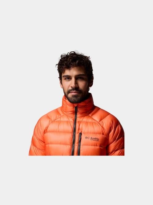 Columbia Arctic Crest Down Jacket férfi átmeneti kabát narancssárga színben 8