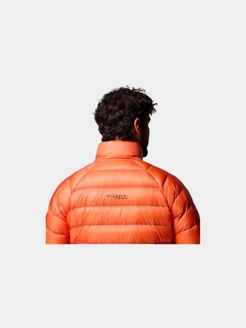 Columbia Arctic Crest Down Jacket férfi átmeneti kabát narancssárga színben 9
