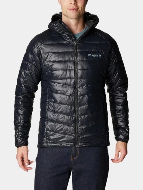 Columbia Platinum Peak II Hooded Jacket férfi átmeneti kabát fekete színben 2
