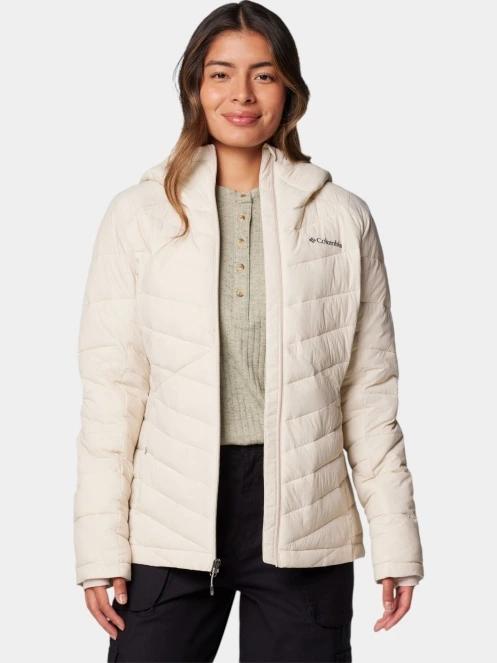 Columbia Joy Peak II Hooded Jacket női télikabát homok színben 6