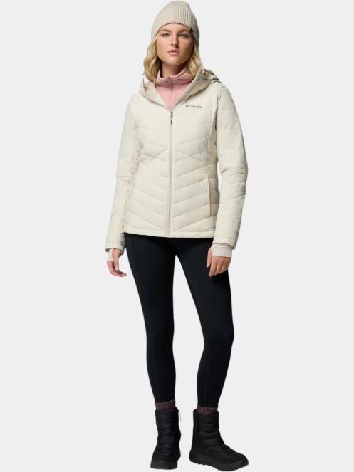 Columbia Joy Peak II Hooded Jacket női télikabát homok színben 5