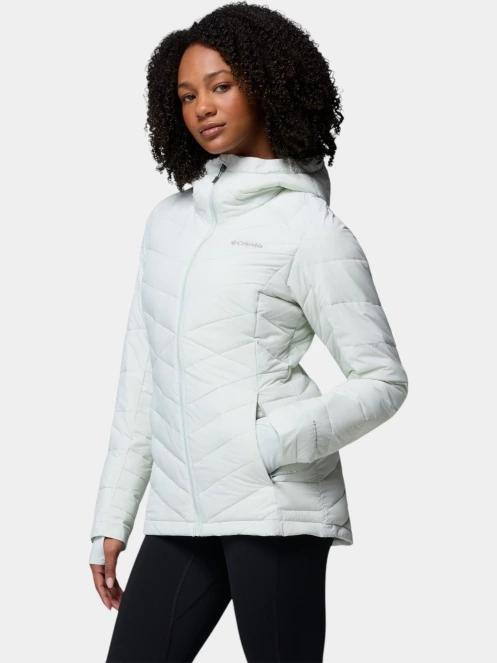 Columbia Joy Peak II Hooded Jacket női télikabát világoszöld színben 3