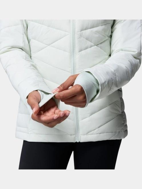 Columbia Joy Peak II Hooded Jacket női télikabát világoszöld színben 8