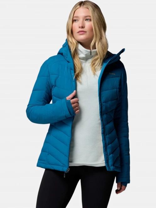 Columbia Joy Peak II Hooded Jacket női télikabát kék színben 6