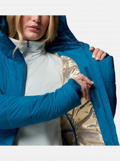 Columbia Joy Peak II Hooded Jacket női télikabát kék színben 7