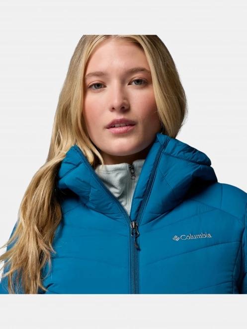 Columbia Joy Peak II Hooded Jacket női télikabát kék színben 8