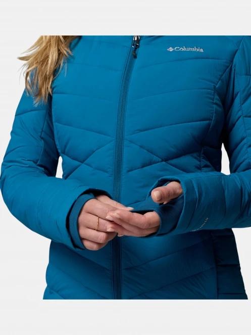 Columbia Joy Peak II Hooded Jacket női télikabát kék színben 10