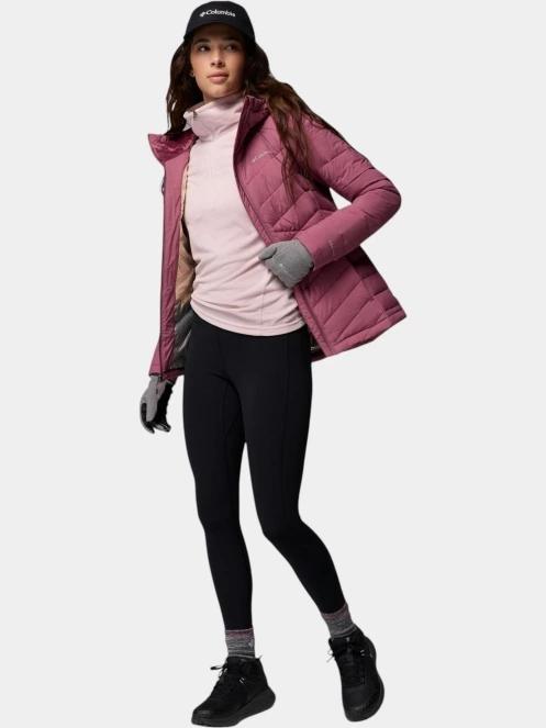 Columbia Joy Peak II Hooded Jacket női télikabát lila színben 5