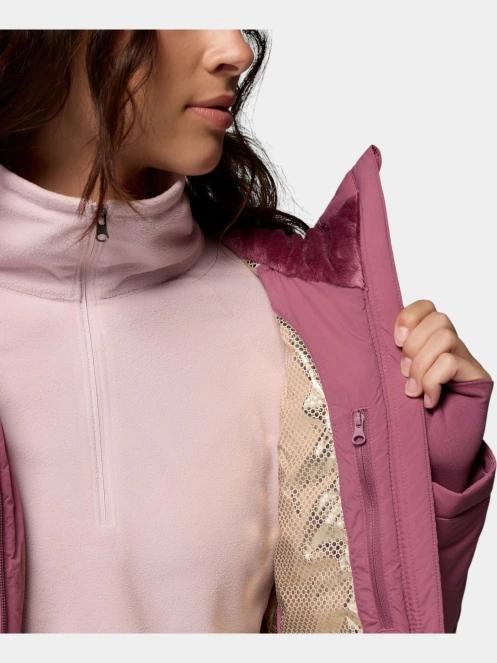 Columbia Joy Peak II Hooded Jacket női télikabát lila színben 7