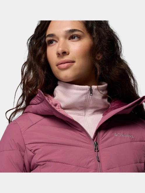 Columbia Joy Peak II Hooded Jacket női télikabát lila színben 9