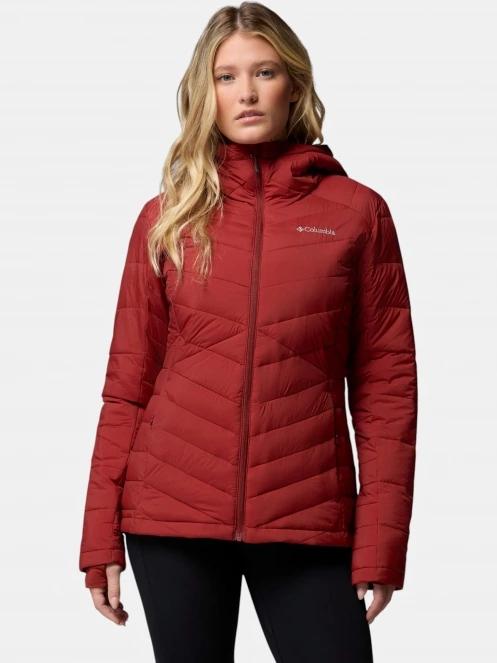 Columbia Joy Peak II Hooded Jacket női télikabát piros színben 2