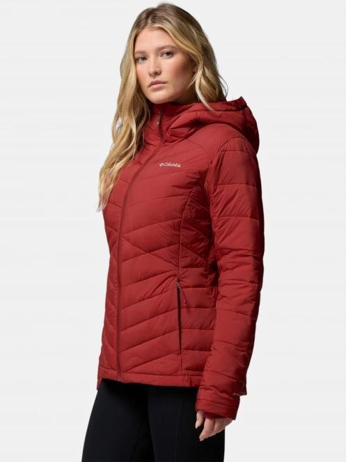 Columbia Joy Peak II Hooded Jacket női télikabát piros színben 3