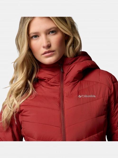 Columbia Joy Peak II Hooded Jacket női télikabát piros színben 8