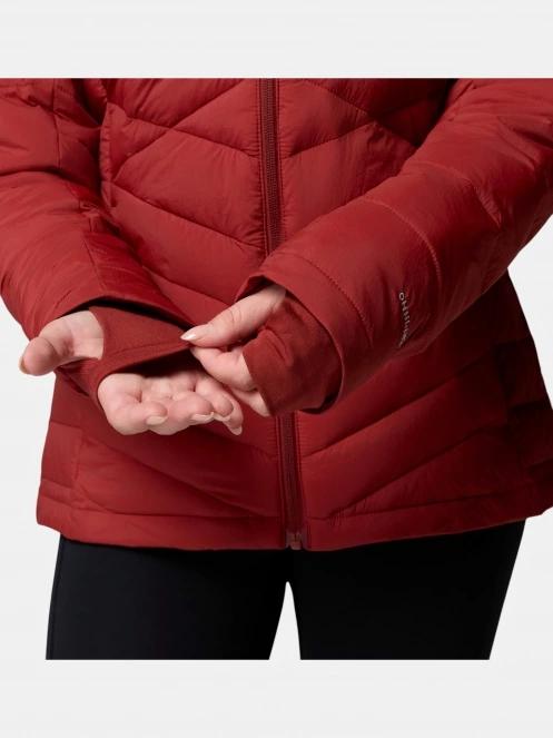 Columbia Joy Peak II Hooded Jacket női télikabát piros színben 10
