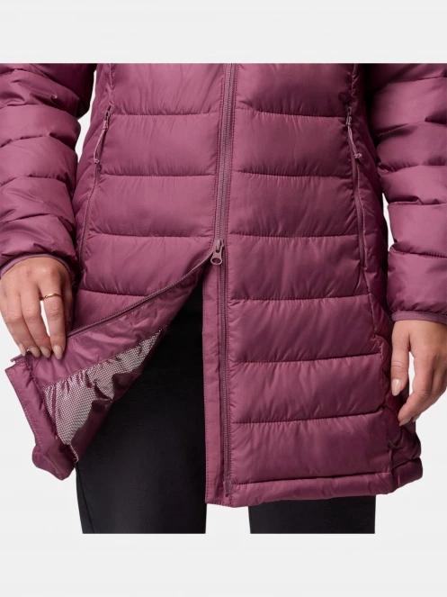 Columbia Powder Lite II Mid Jacket női télikabát lila színben 9